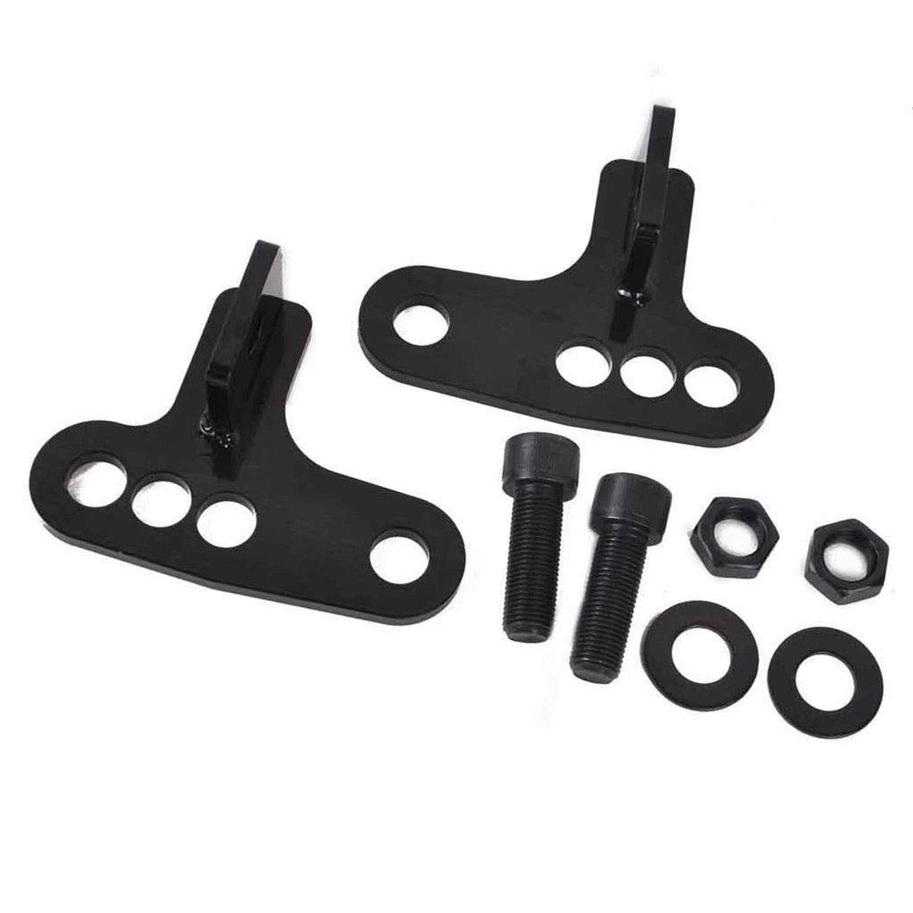 Kit d'abaissement arrière réglable pour moto Harley Sportster 1200 883 Noir 2,5-7,6 cm