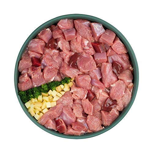 PURBELLO Hunde-Rolle Pute mit Brokkoli & Kartoffeln - Monoprotein Hundefutter mit hohem Fleischanteil - Nassfutter für Hunde - Hundewurst Schnittfest & Getreidefrei - 8 x 400 g