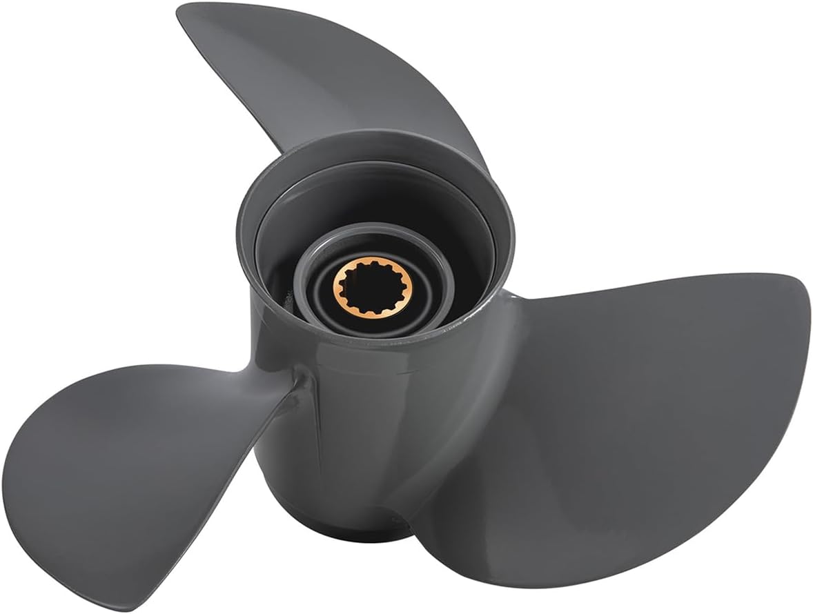 Aluminum Upgrades Outboard Boat Propeller fit Honda Engines BF35/40/45/50//50A/60HP 3-1/4"Gearcase 13 Spline Tooth 3 Blades RH