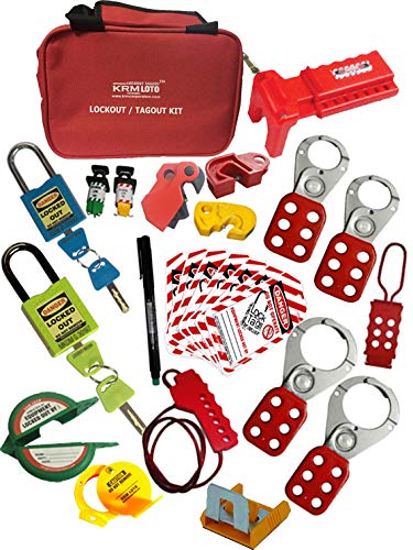 OSHA Lockout Tagout Electro. Mech. Red Bag Kit - 2125 - Krm Loto ...