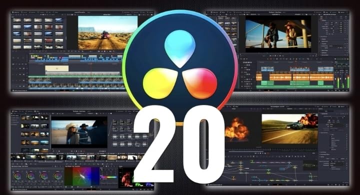 Image of Davinci Resolve Pro Studio 20 2026 Version (100% Genuine) for Mac OR Windows (1PC /MAC) (Remote Installation) (Pre-Activated) Lifetime Validity (Video Editing Editor)