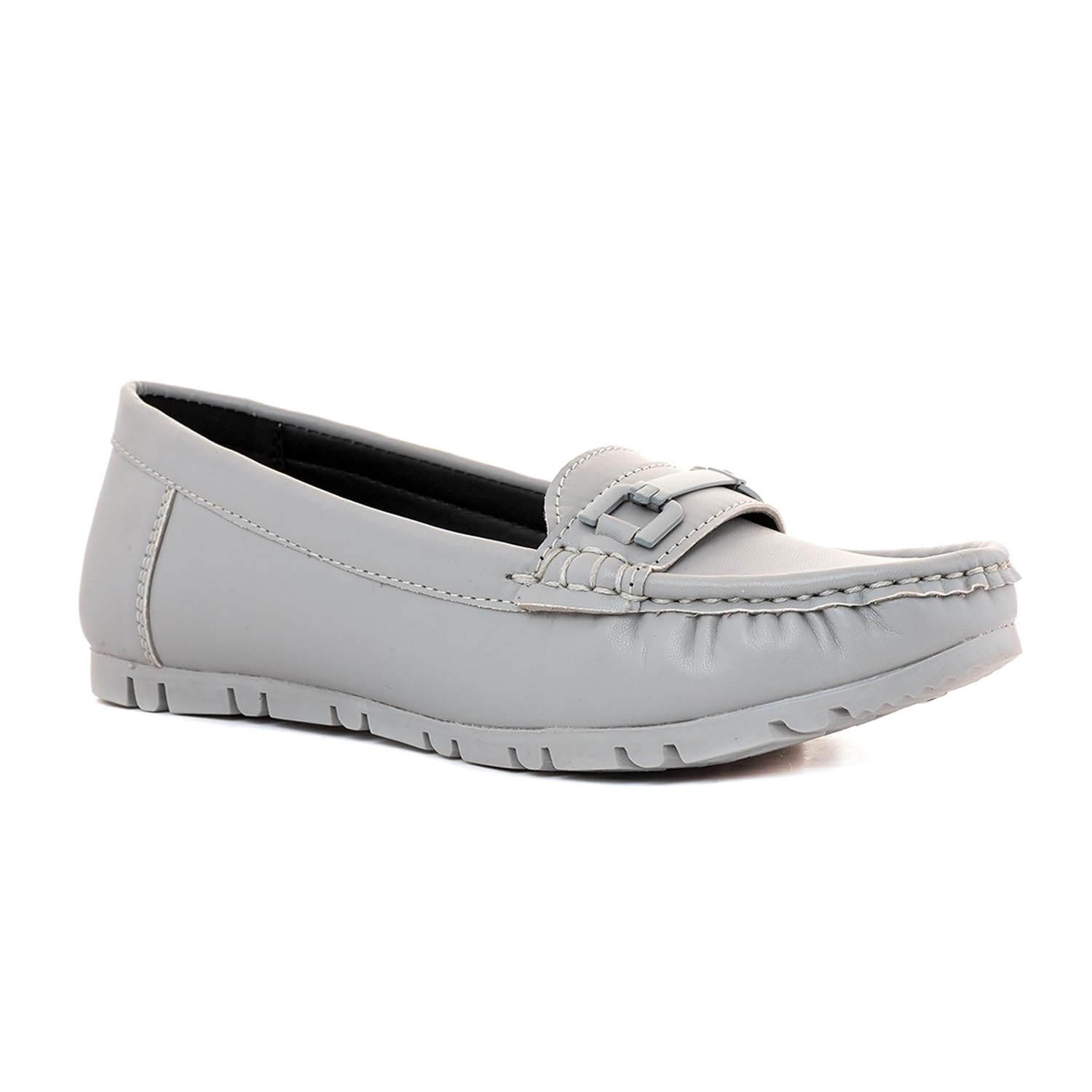 Khadims Sharon Grey Horsebit Loafers Casual Shoe for Women (2753092) (B0CXSFX5WS) Amazon Price History, Amazon Price Tracker
