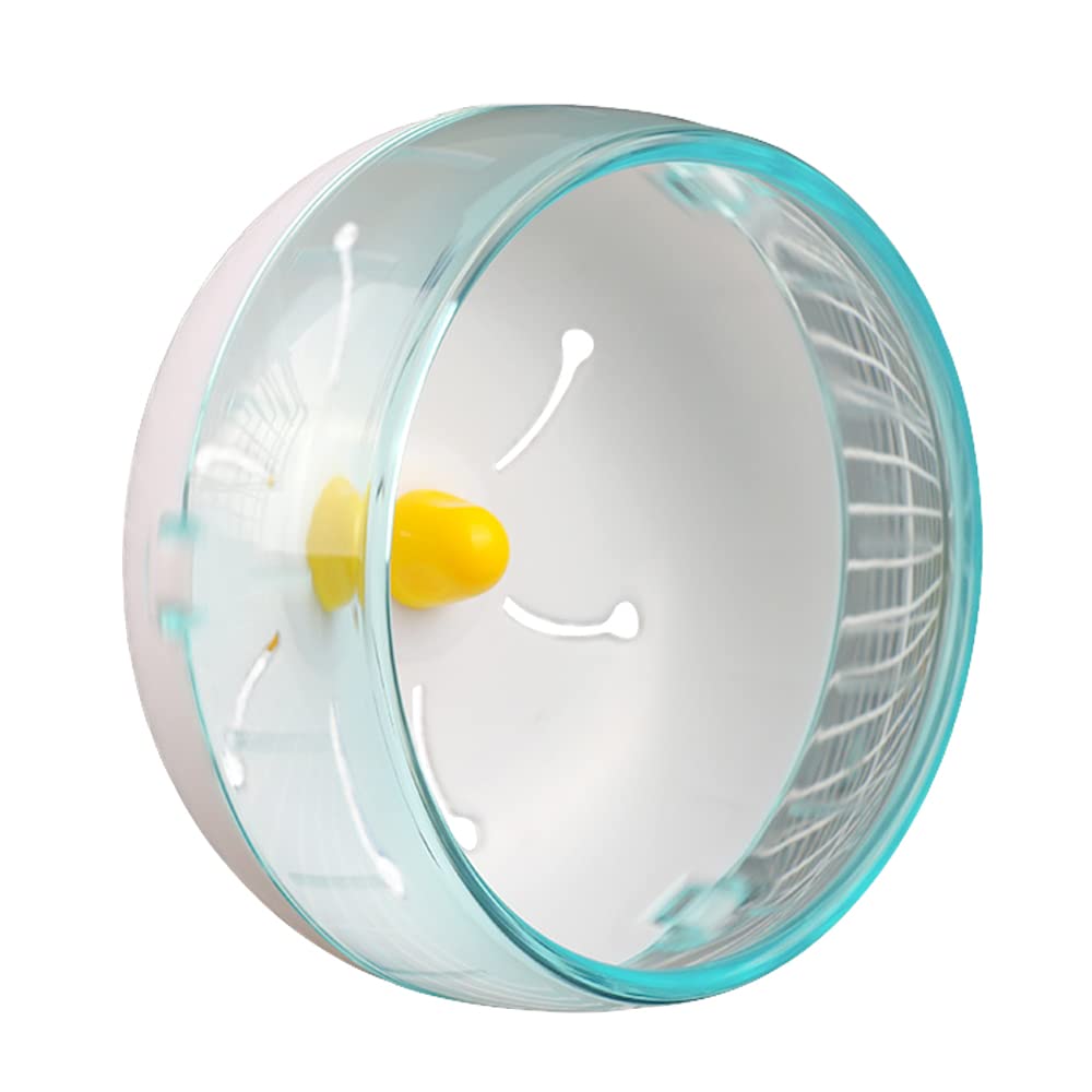 Zasvec Rueda de Ejercicio para Hámster 1 Pieza Rueda para Hamster Silenciosa Hámster Rueda de Ejercicio Rueda Hámster Plástico Rueda de Ejercicio para Mascotas para Hamster Gerbil Conejillo de Indias