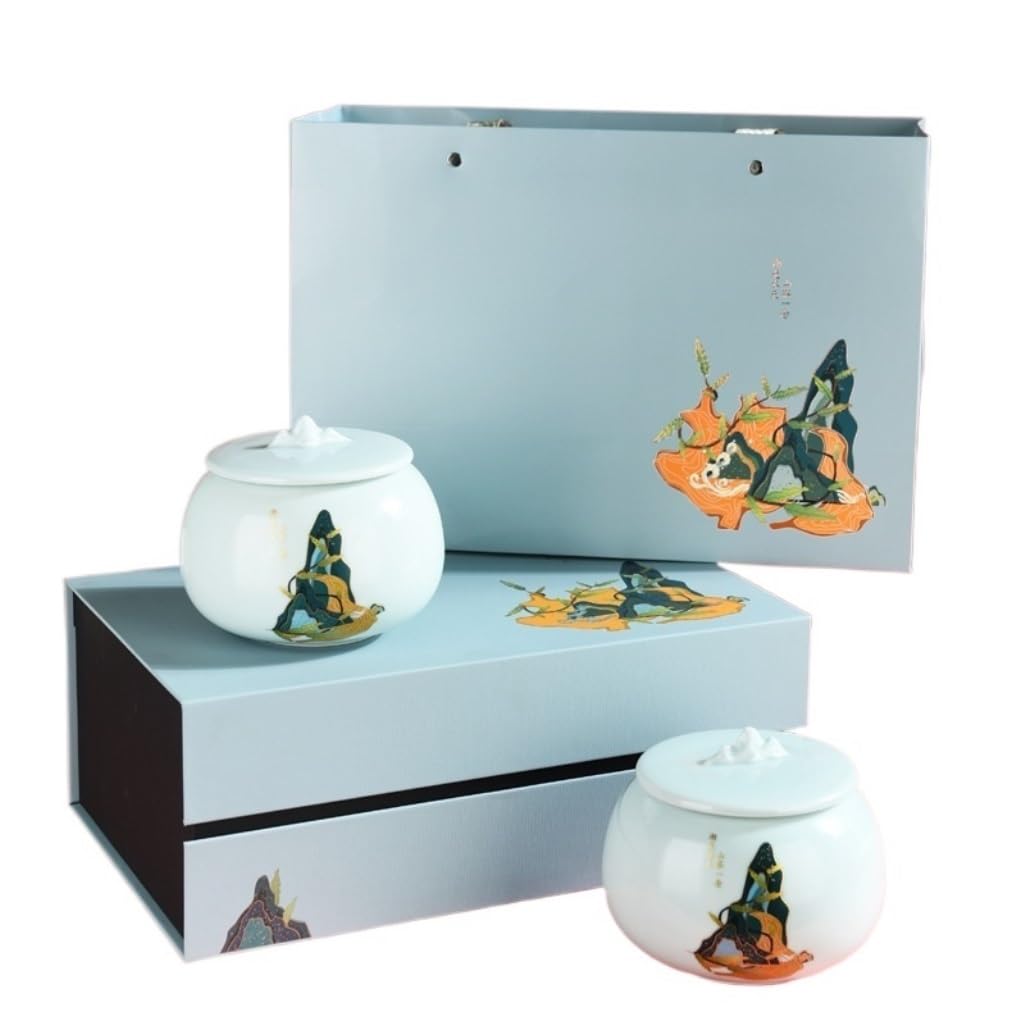 Organizer na torebki herbaty, pojemnik do przechowywania herbaty, ceramiczne puszki do przechowywania herbaty w hurcie, kuchnia domowa, orzechy, ziarna kawy, zamknięte puszki, chiński zestaw do herb
