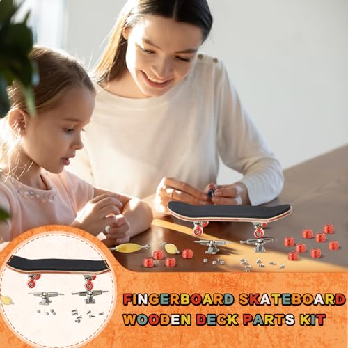 image for Jexine 6 Sets DIY Fingerboard Kit Fingerboard Accessories Mini Finger 