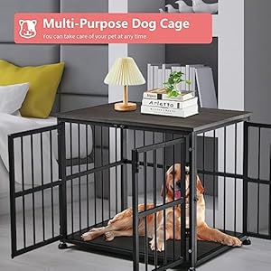 32Inch-Heavy-Duty-Dog-Crate-Furniture-Style-for-Medium-and-Large-Dogs-Wooden-Dog-Crate-End-TableDecorative-Pet-Crate-Dog-House-with-3-Doors - Cucciolini Doodles   32Inch-Heavy-Duty-Dog-Crate-Furniture-Style-for-Medium-and-Large-Dogs-Wooden-Dog-Crate-End-TableDecorative-Pet-Crate-Dog-House-with-3-Doors