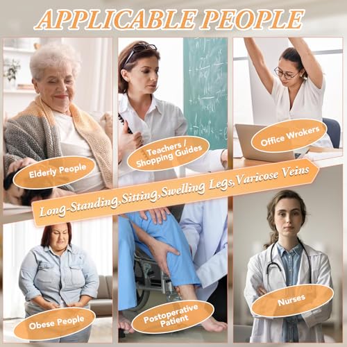 2 pairs medical compression pantyhose for women 20-30mmhg graduated support tight pants opaque footless