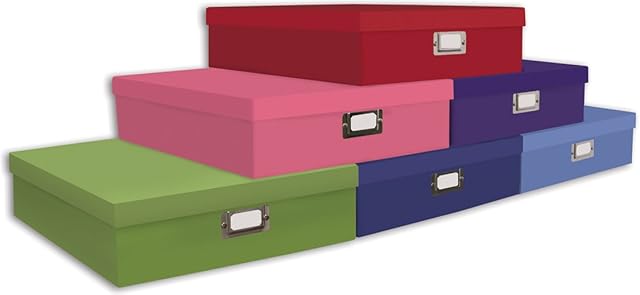 Pioneer Jumbo Scrapbook Storage Box, Purple