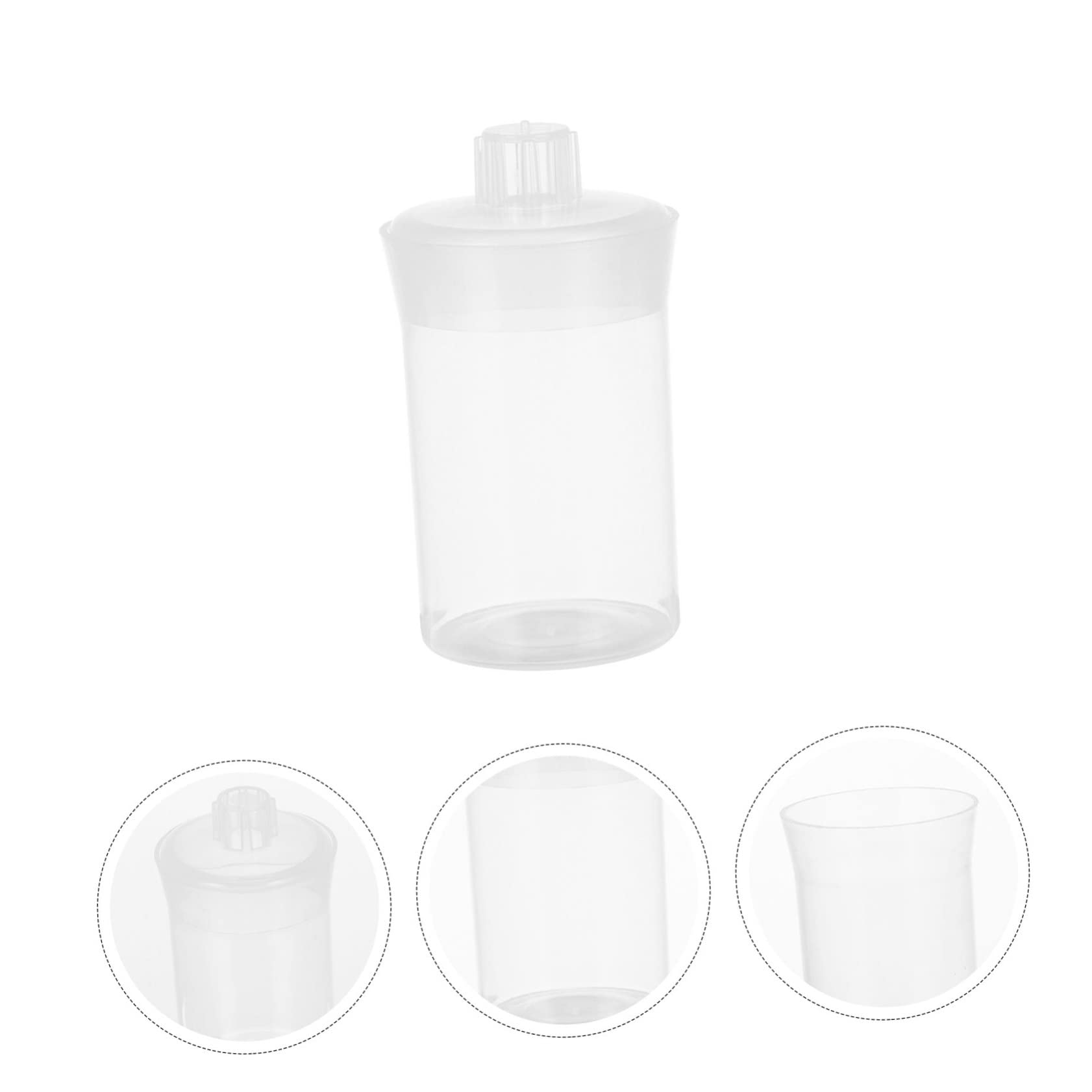 KICHOUSE 2pcs Weighing Bottle Wide Mouth Bottles Reagent Flask Reagent Decorative Bottles Media Storage Bottles Chemical Reagent for Lab Laboratory Equipment Lab Equipment Vial Plastic