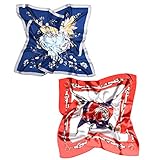 ❤ Elegante Satin Tuch - Unsere neue Version Vbiger Bandana ist mit dem neuen Druckmuster 2020 gestaltet, stilvoll und attraktiv