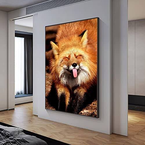 Kinderkamer Decor Foto Dier Canvas Schilderijen Muur Kunst Leuke Vos Posters en Prints Decoratie voor Thuis 60x90cm|23… - Image 5