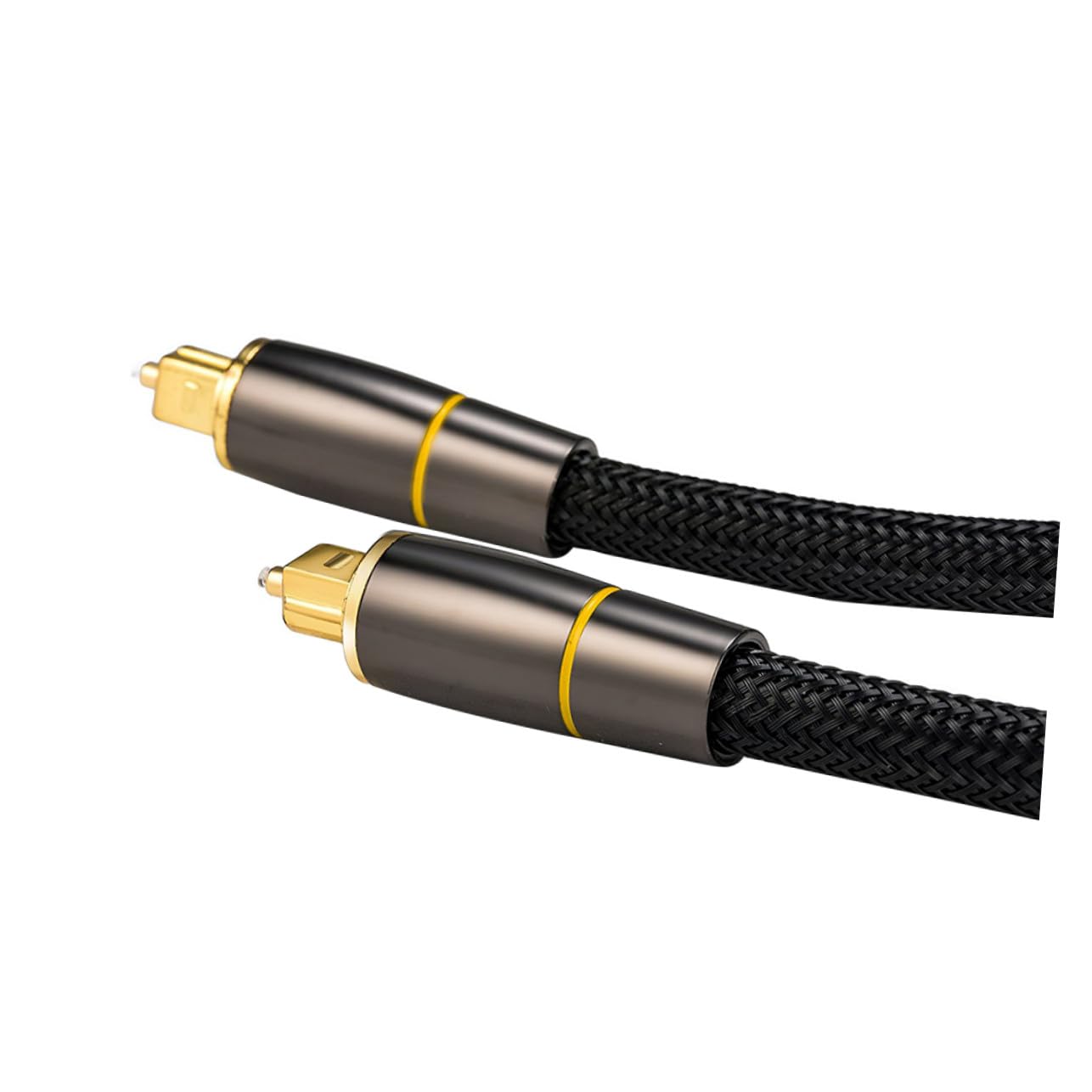 Cable de Audio Óptico Digital Metros Conexión Macho Macho Resistente y Flexible para Barra de Sonido y Consola de Transmisión sin Pérdidas y Plug And Play
