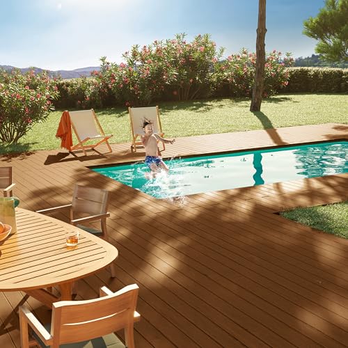 Protector Terrazas V33 Madera de Exterior Mate Teca para tu Jardín 4