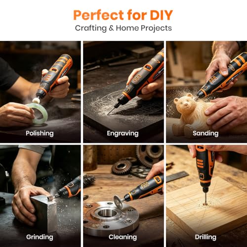 HARDELL 12V Cordless Rotary Tool Kit