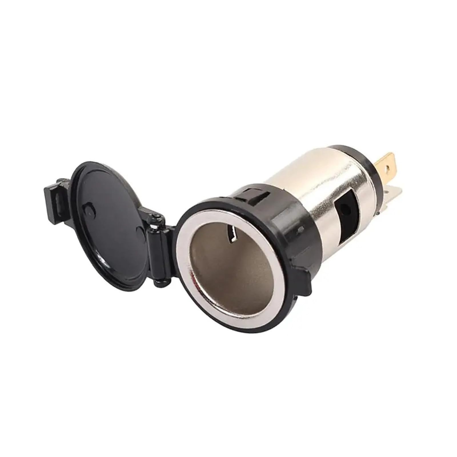 Presa accendisigari impermeabile da 12 V/24 V, di grado marino, con copertura per fusibile, per auto, barca, moto, ATV