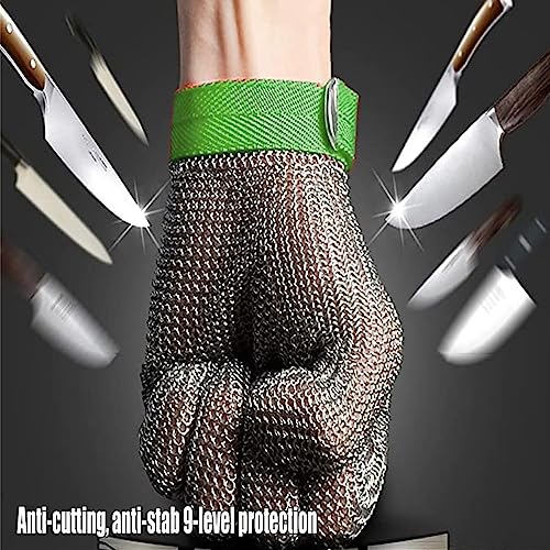 Guantes de trabajo de seguridad de nivel 9 resistentes a cortes y de metal 2