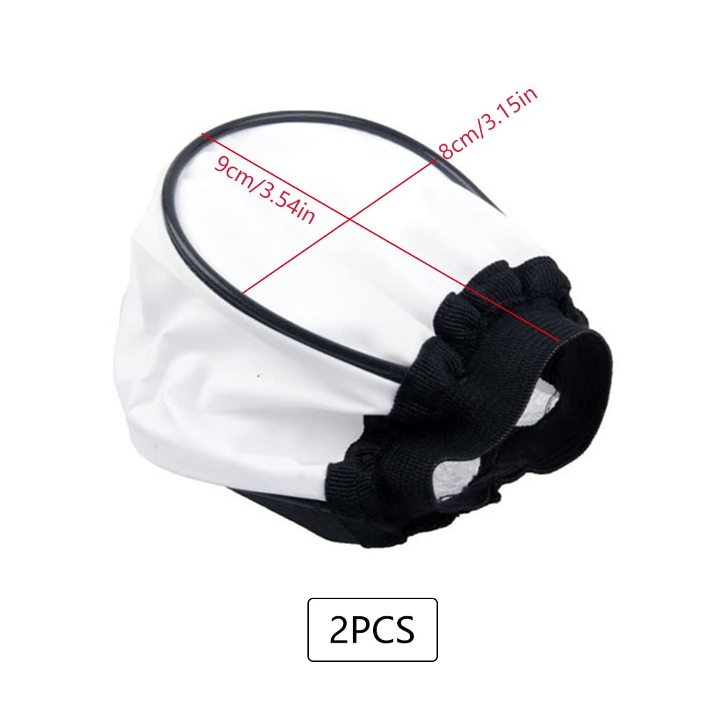 Diffusore Universale In Tessuto Per Flash Compatto,Universale Morbido Mini Bounce Softbox Flash Diffusore Cap,Diffusore Flessibile Flash,Diffusore Universale,2 Pezzi
