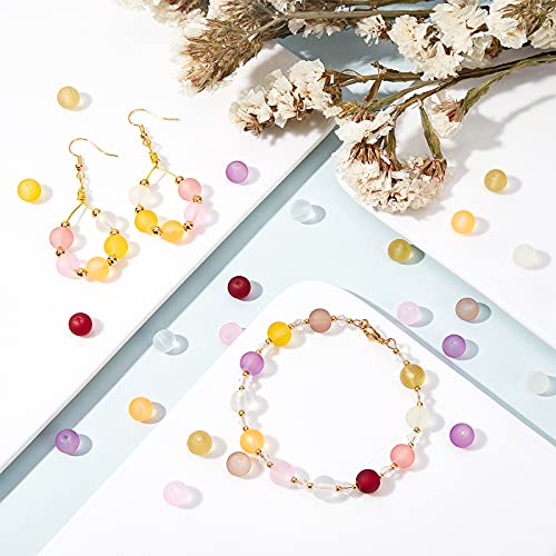 PandaHall 1 Scatola 250PCS 8mm Perline di Vetro