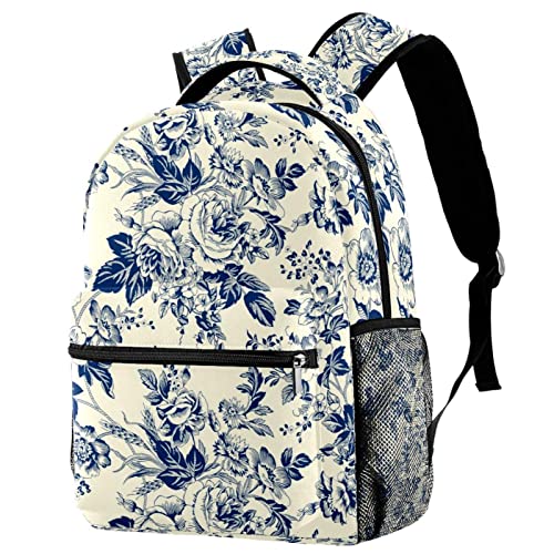 Sac à dos de voyage fille et garçon grand volume à motif roses