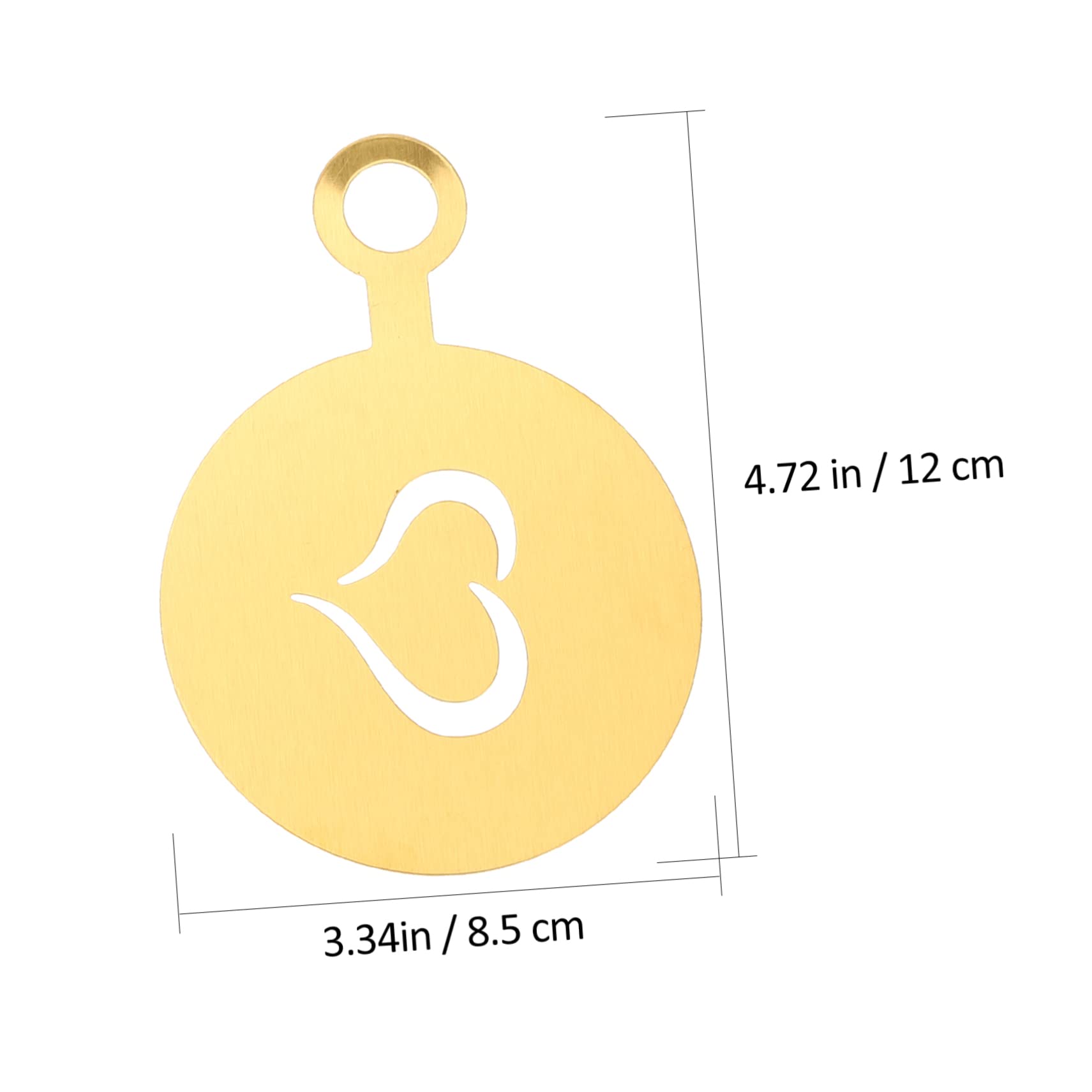 Cabilock Professional Coffee Foam Art 4 Designs Latte Art Stencils Cappuccino Sprinkle Tool Easy and Girls-Friendly