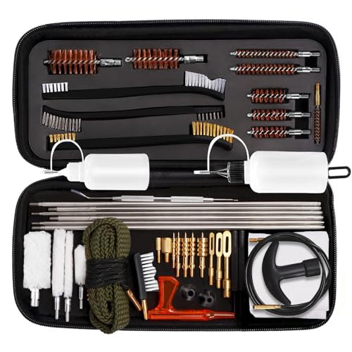 Kit de nettoyage pour armes à feu 45 en 1 pour éviter l'enrayage des pistolets