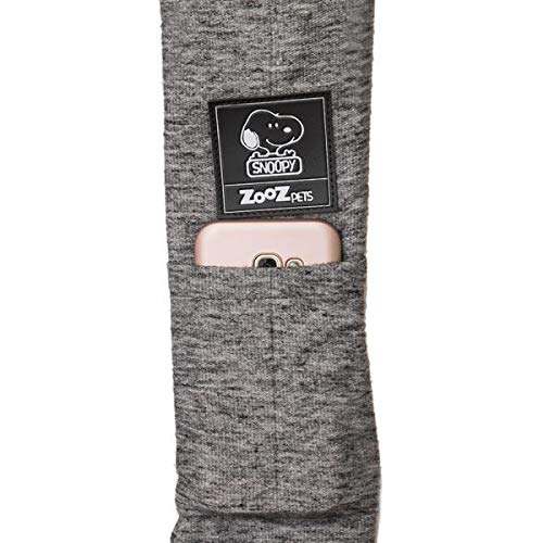 Bolsa Sling Zooz Pets Snoopy President Grafite