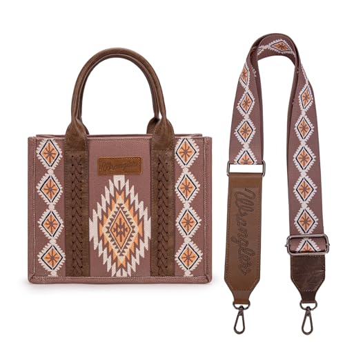 Image of Montana West X Wrangler Tote Bag for Women Boho Aztec Shoulder Purse Top Handle Satchel Handbag
