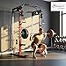 Imagen de SPORTNOW Jaula de Potencia Musculación Smith Machine con Sistema de Poleas Ajustable