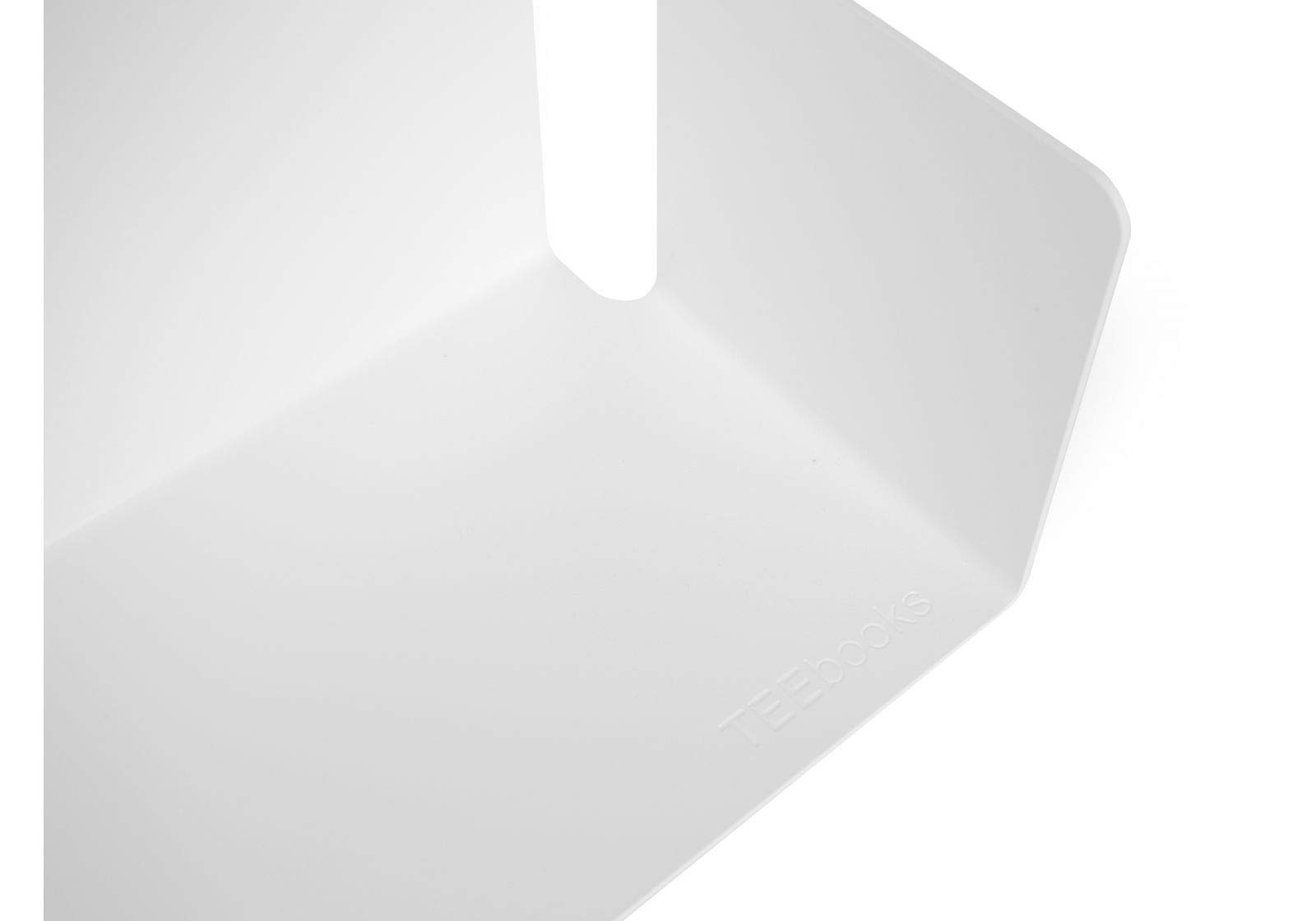 Mensole da Parete per Libri 45 cm Bianche Design Invisibile Minimalista Made in Italy