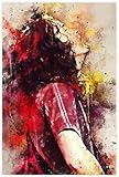 GPEIHANG Leinwand Bilder Kunst Rory Gallagher Rock Music 