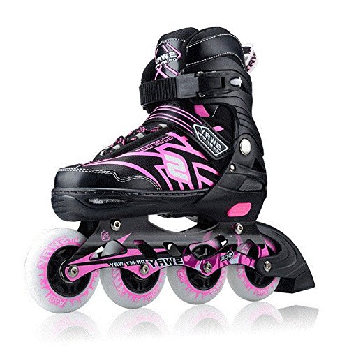 ZCRFY Rollers Kates Inline Skates Roller Skates Roller Skates Skates Adult Men And Women Inline Single Adjustable Student Flash
