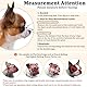 Mayerzon Maulkorb für Hunde mit kurzer Schnauze, Kleiner Maulkorb für Chihuahua, Shih Tzu, American Bully Boxer Welpen, weicher Stoff, Maulkörbe für Fellpflege, Tierarztbesuche, verhindert Beißen,