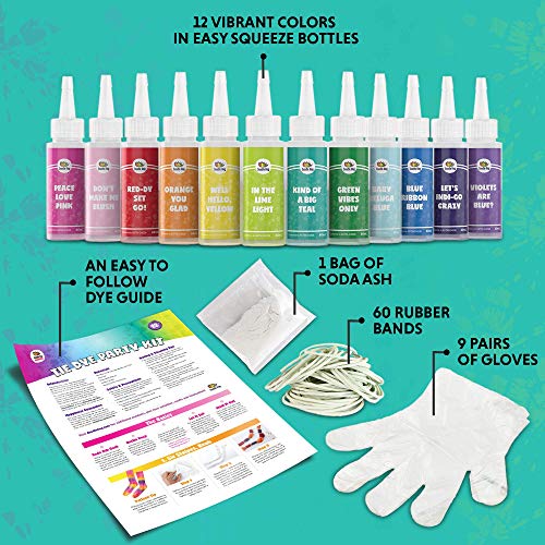 Doodle Hog Save 10% On Diy Rainbow Yarn Room Decor (Nursery Decor) & 12 Colors Tie Dye Party Kit Bundle #TOP1