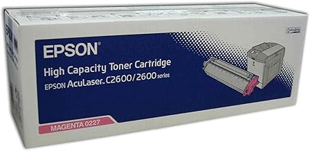 Epson C13S050227 Aculaser C2600 C2600N c2600tn c2600dtn colour toner cartridge - 1 x magenta red S050227