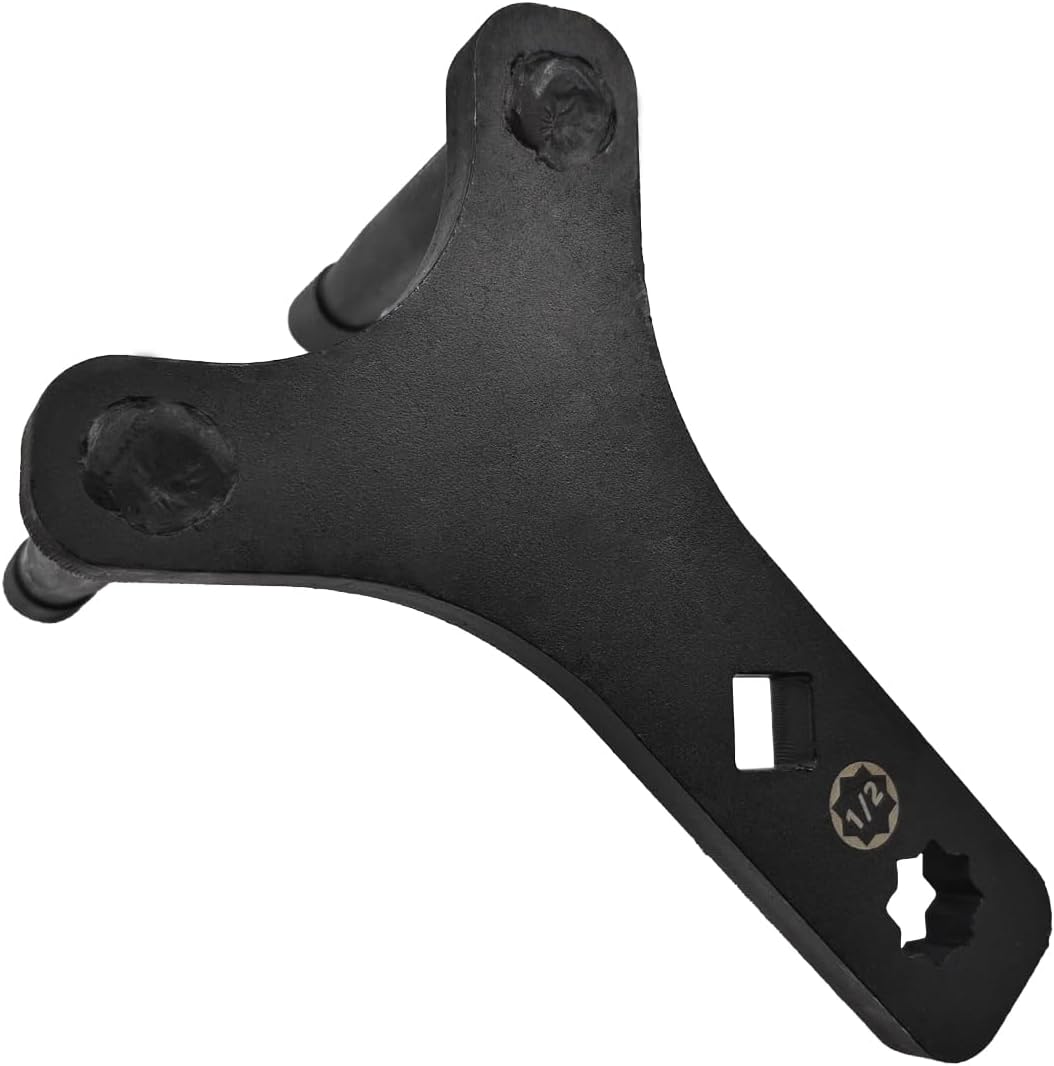 Lower Control Arm Prying Tool – Universal 1/2" Drive Lower Ball Joint Pry & Suspension Bushing Removal Tool, Heavy-Duty Pry Bar Wrench for Automotive Repair, Works with Breaker Bar & Extension