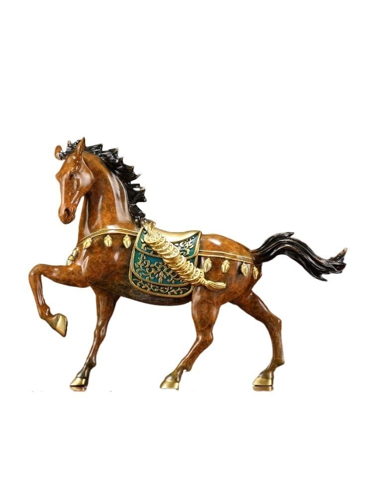 CHICKEN Bronze Living Room Ornaments Horse Ornament Immediately Rich Crafts Office Desktop Decorations Ornaments to Attract Wealth