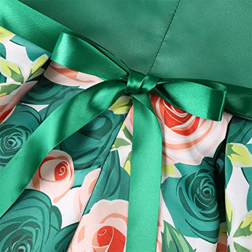 Comisara Easter Christmas Dresses For Girls Toddler Kids Flower Girl Dress Size 5 6 Years Teen Elegant Paegant Party Birthday Princess Formal Ball Gown Fairy Dresses Green 130 #TOP4