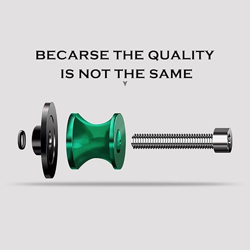 Miniatura 6 de 2 tornillos de carrete basculante Assen M6 compatibles con MT01 MT03 MT09 MT10 MT-125 YZF R1 R3 R6 R6S R25 R1000 R6S YZF1000 750R FZ1 FZ6 FZ8 FZS10