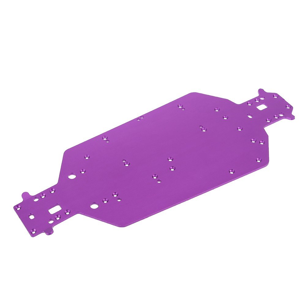04001 Auto Aluminium-Chassis Für Hsp Ep Rc 1/10 Off-Road Buggy Monster Lila