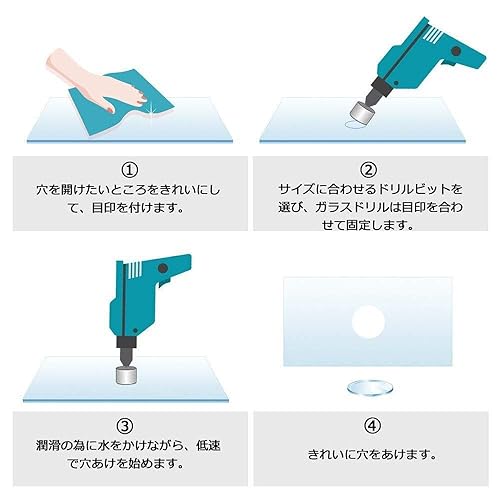 Miniatura 9 de Utoolmart 2 unids 1.575 in1.56 pulgadas diamante broca agujero sierra para azulejos vidrio mármol granito fibra de vidrio herramienta cerámica