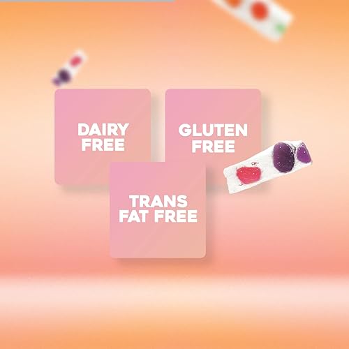 Vista 18 de Golden Bonbon Caramelo italiano de turrón de azufaifo, suave y masticable con frijoles de gelatina afrutados Receta original (2.2 libras, original)