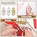 uxcell 4Pcs Rhinestone Crystal Applique, Rhinestone Iron on Patch, Hot Fix Crystal Sewing Applique for Bridal Sash Wedding Dress Shoes Bags, Clear