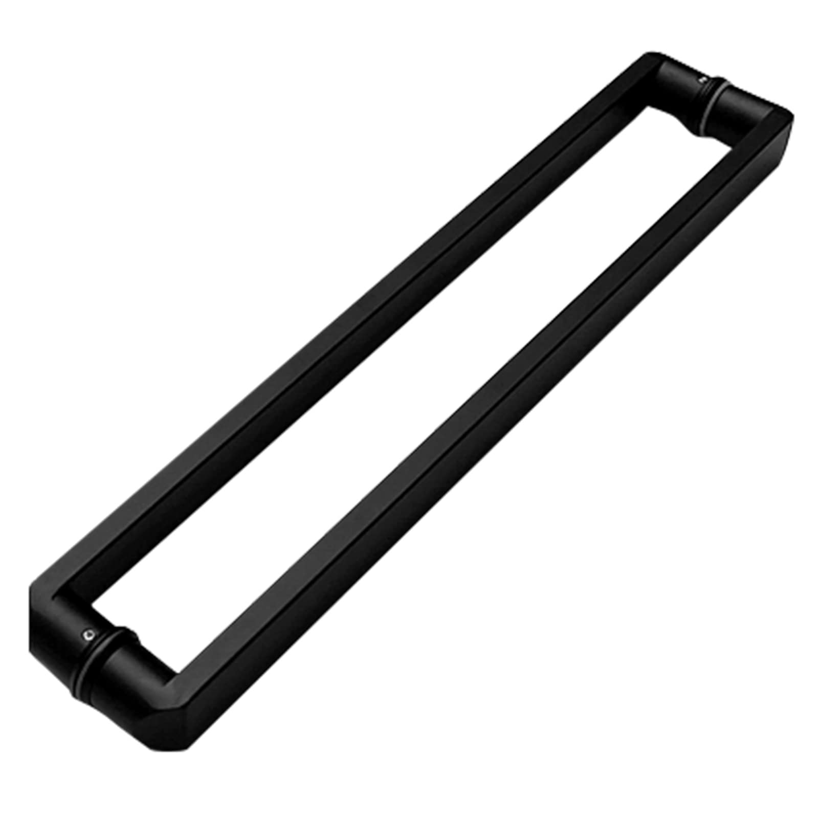 CWCQGH Door Handle Barn Door Push Pull Door Handle Door Pull Sliding Door Handles Black Glass Wood Metal Door Push Bar,Home Barn Entrance Office Interior Exterior Doors Handle,Black-84cm/33inch