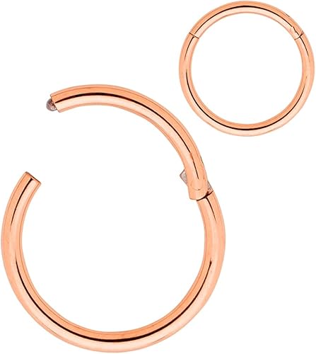 Miniatura 29 de 365 Sleepers - Piercing para el cuerpo de acero quirúrgico 316L, 20G, 18G, 16G, 14G, 12G, 10G, 8G, 6G, con sección abisagrado, se vende por unidad