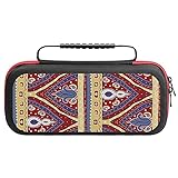 Großer Stauraum: Die Aufbewahrungsbox bietet Platz für bis zu 20 Spielkarten, mit Blick auf die Innenseite des Aufbewahrungskoffers, es ist nicht einfach, die Karten beim Tragen zu verlieren.