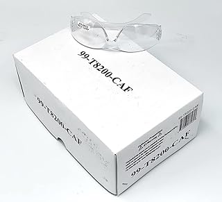 Storm Safety Glasses, Ansi Z87, High Impact, Anti-Scratch, Anti-Fog, UV Protection - Box of 12 Pair