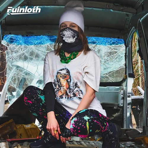 Image of Fuinloth Balaclava Ski Mask, Motorcycle Summer Thin Cooling UV Protection Neck Gaiter for Men /Women
