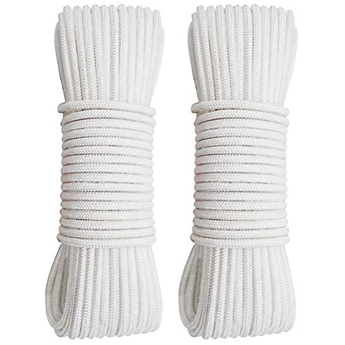 Corda in polipropilene, 2 pezzi, 10 m, spessore 4