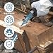 2 Pcs Reciprocating Saw Blades, Concrete Reciprocating Saw Blade,10in Universal Carbide Reciprocating Saw Blade, Universal Cutting Recip Sabre Saw Blade for Cement Composite Wood Panels Bricks