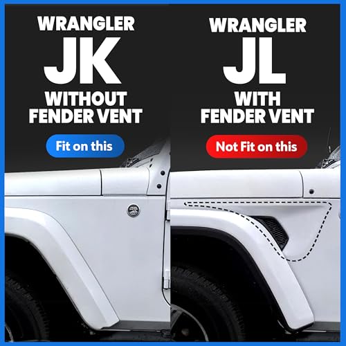Estribos laterales Tyger Auto para Jeep Wrangler JK 2007-2018 miniatura 2